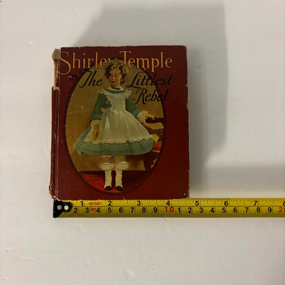 1935 Shirley Temple The Littlest Rebel Saalfield Photoplay Edition Book - Picture 12 of 13